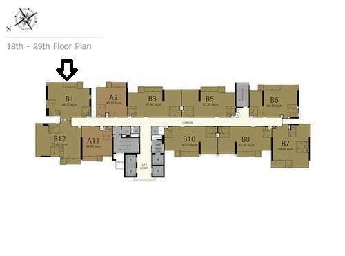 picture 2-BR Condo At The Address Sukhumvit 28 Near BTS Phrom Phong (ID 2918206) - 3/8