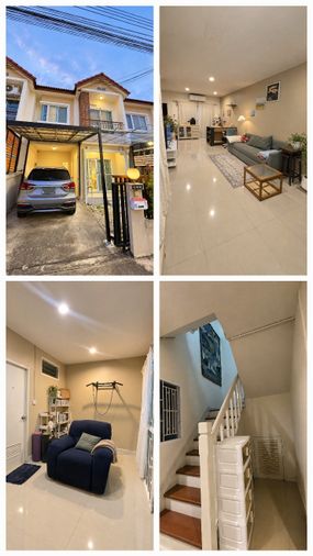 3-bed townhouse for sale, 21 sq wah, Baan Pisan Ladkrabang 2
