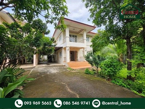 บ้านเดี่ยว 2 ชั้น พร้อมที่ดิน 245.4 ตร.วา ซอยบางกร่าง 62 ติดถนนราชพฤกษ์ ราคาดี