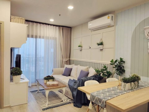 For Rent Condo METRIS LADPRAO Building 1, Floor 16,2 bed room, Room size 48 sqm