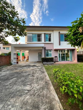 POS วรารมย์ เจริญเมือง (Q-House) บ้านเดี่ยว บรรยากาศร่มรื่น น่าอยู่ เฟอร์นิเจอร์ครบ (โทร/ไลน์ 088-5986998)