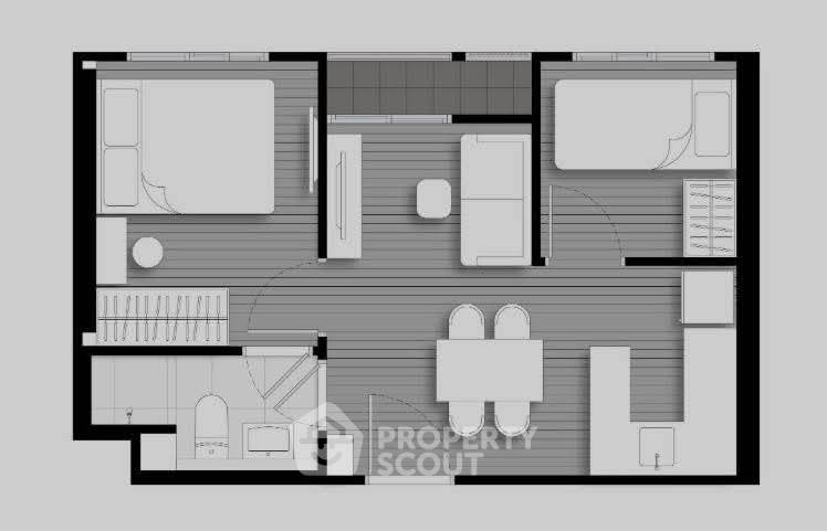 picture 100m To BTS Ari: 1-BR Nue Evo Ari, 17th-Floor Condo (ID 3306635) - 10/11