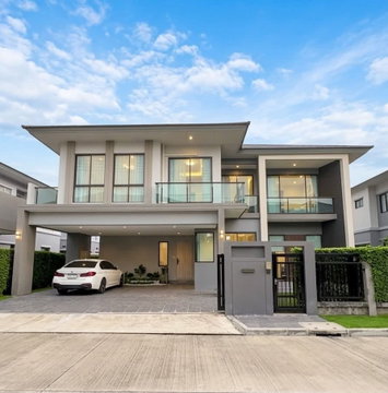 ให้เช่า บ้านเดี่ยวหรู The Palm Bangna–Wongwaen | Modern Luxury | 290 ตร.ม. | Solar Cell | Fully Furnished