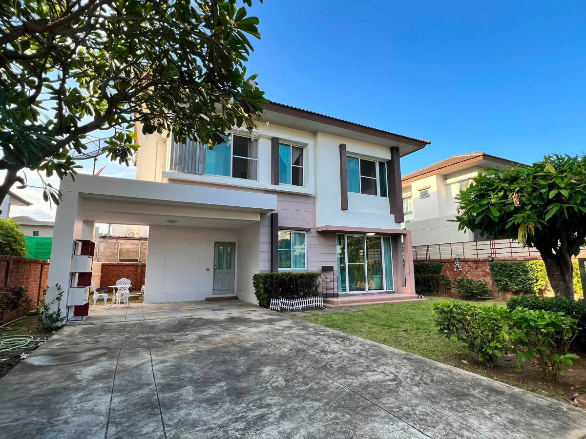 รูป POS วรารมย์ เจริญเมือง (Q-House) บ้านเดี่ยว บรรยากาศร่มรื่น น่าอยู่ เฟอร์นิเจอร์ครบ (โทร/ไลน์ 088-5986998) - รูปที่ 2/22