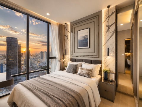 For Rent - THE EXTRO Phayathai - Rangnam , Super Luxury 1 bedroom 1 bathroom