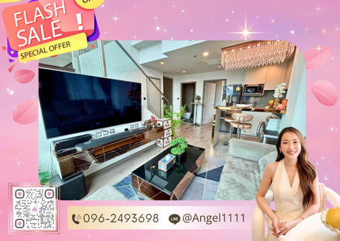 ✨🦄 Ready to move 🦄✨ Whizdom Avenue Ratchada - Ladprao ใกล้ MRT 0 เมตร เฟอร์ครบจบในที่เดียว โทร 096-2493698 (WDA0054)