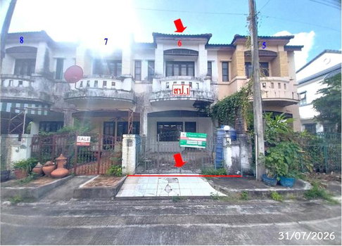 ทาวน์เฮ้าส์ 18 ตร.วา บ้านบุศรินทร์ สันทราย เชียงใหม่ 1M