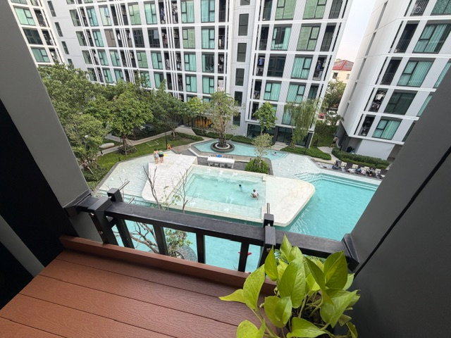 รูป ให้เช่า >>Atmoz Oasis Onnut l วิวสระสวยที่สุด 1ห้องนอน 28 SQM. l ตกแต่งสวยพร้อมเครื่องใช้ไฟฟ้า - รูปที่ 7/11