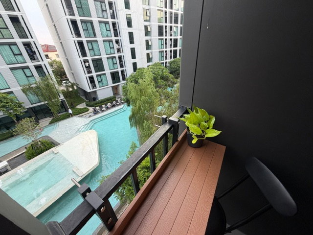 รูป ให้เช่า >>Atmoz Oasis Onnut l วิวสระสวยที่สุด 1ห้องนอน 28 SQM. l ตกแต่งสวยพร้อมเครื่องใช้ไฟฟ้า - รูปที่ 8/11