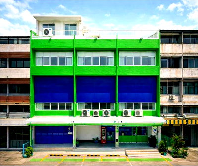Shophouses for rent Tawanna : 			For Rent 3 adjoining shophouses Ramkhamhaeng Hospital 900 m. Sports Authority of Thailand 900 m.  8          