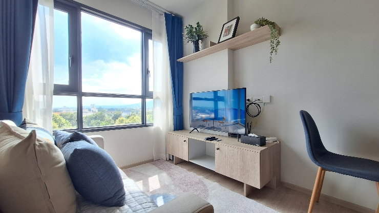 ✅️For Rent Condo The Base Height Chiang Mai | 13,000 Baht/month.Doi Suthep view,Near Central Festival,8th Floor,29 sq.m.,Bedroom, 1 Bathroom