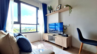 Condos for rent Chiang Mai : ✅️For Rent  Condo The Base Height Chiang Mai | 13,000 Baht/month.Doi Suthep view,Near Central Festival,8th Floor,29 sq.m., Bedroom, 1 Bathroom.