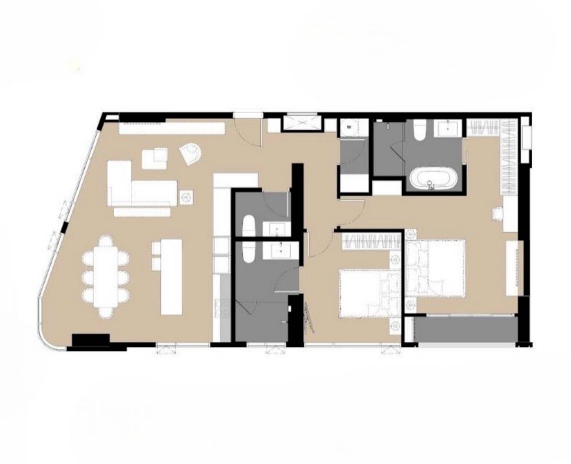 รูป ใกล้ BTS พร้อมพงษ์ 100 ม. | คอนโด 2 ห้องนอน Muniq Phromphong (ID 3301921) - รูปที่ 1/3