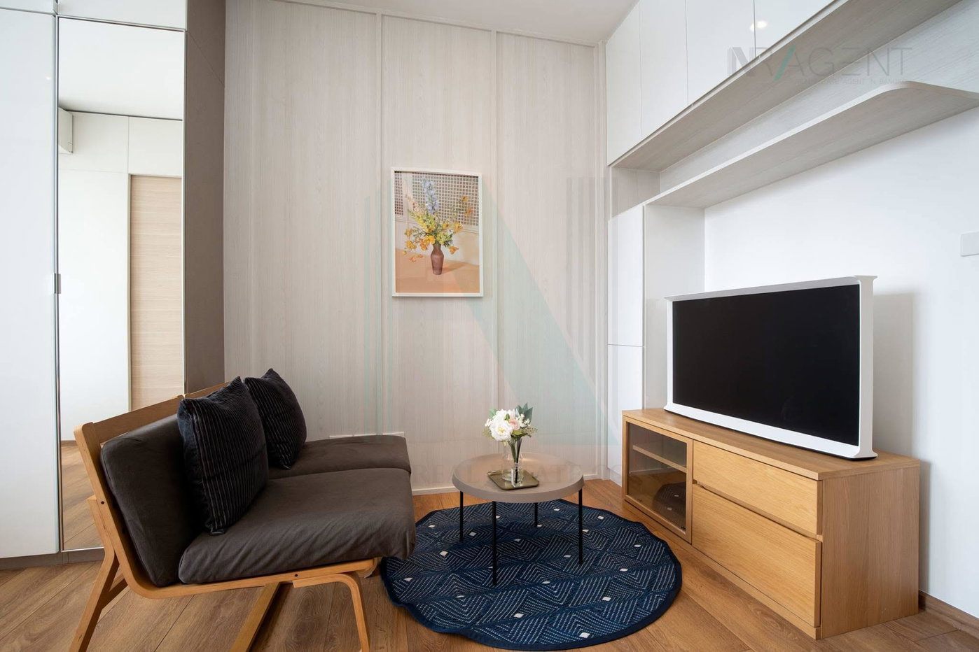 picture For Rent Condo PARK ORIGIN PHROM PHONG Building , Floor 11,1 bed room, Room size 30 sqm - 6/8