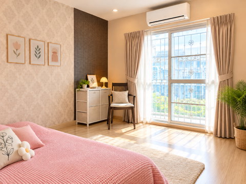 Fully Furnished 2BR Condo 66sqm — The Parkland Srinakarin, Floor 3 Bldg B