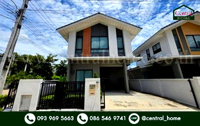 ขายบ้านแฝด : บ้านแฝด หมู่บ้าน เพอร์เฟค พาร์ค ราชพฤกษ์-346 หลังมุม บ้านสวย ทำเลดี