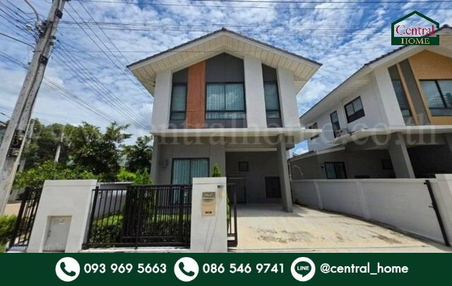 รูป บ้านแฝด หมู่บ้าน เพอร์เฟค พาร์ค ราชพฤกษ์-346 หลังมุม บ้านสวย ทำเลดี - รูปที่ 1/34