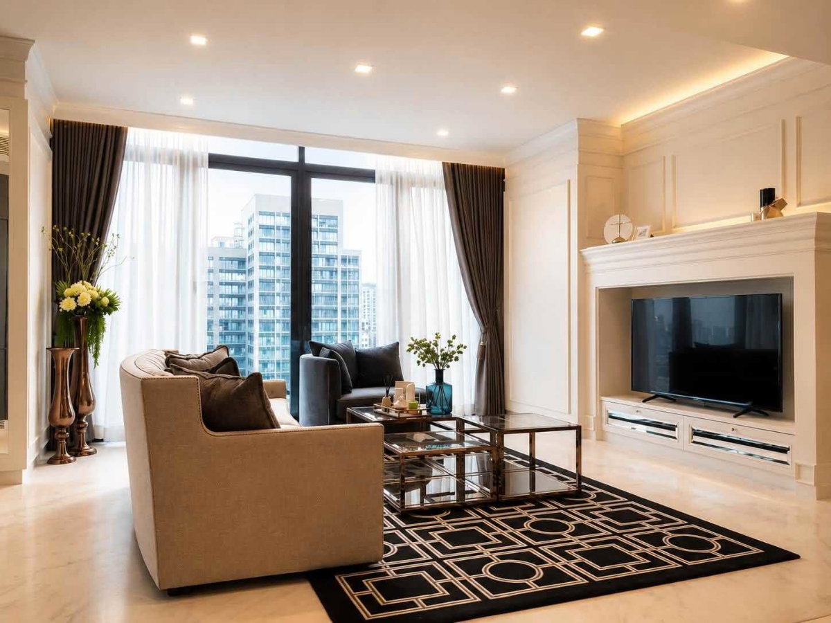 รูป LTHC16169 - Luxury Condo FOR RENT The Monument Thonglor 125 sqm. 2 Beds 2 Baths Near BTS Thonglor 140K/Month - รูปที่ 1/8