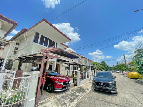 H0830♚ขาย บ้านเดี่ยว 4 ห้องนอน⚝หมู่บ้านชวนชื่น รามอินทรา 65♜MRT วัชรพล∞099-5919653,065-9423251▚Line@sureresidence