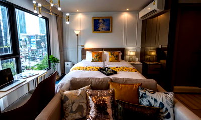 Condos for rent : ⭐️Life Asoke Rama9⭐️Ready to Move In | Great rental price | Fully Furnished | Modern Luxury