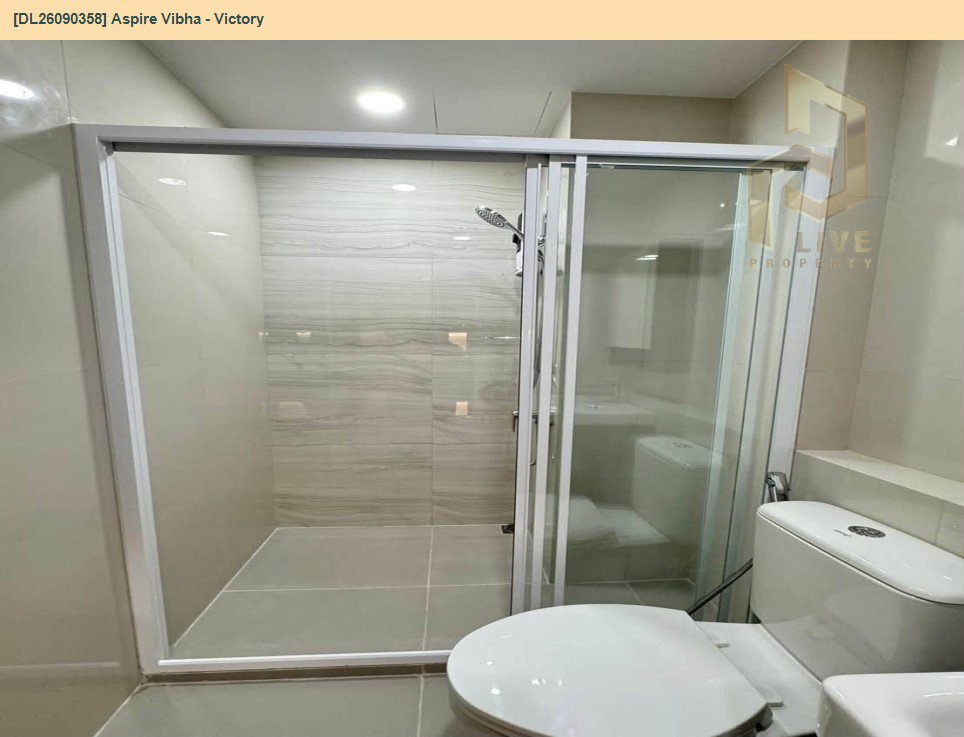 รูป DL26090358 ให้เช่าคอนโด แอสปาย วิภา - วิคตอรี่ (Aspire Vibha - Victory) ใกล้ AIRPORT RAIL LINK พญาไท พร้อมเข้าอยู่ โทรด่วน 0614453194 LineID @952jdxxk - รูปที่ 9/12