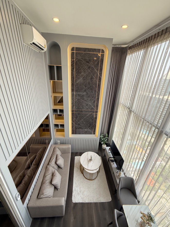 รูป 🏙Duplex คอนโด 2 ชั้น2 นอน🔥Knightsbridge space รัชโยธิน🔥📸Video✅🚅 ติด BTS พหลโยธิน 24 และ Major รัชโยธิน☎️Tel/What app:0917061999,0938979669 คุณกวา - รูปที่ 6/24