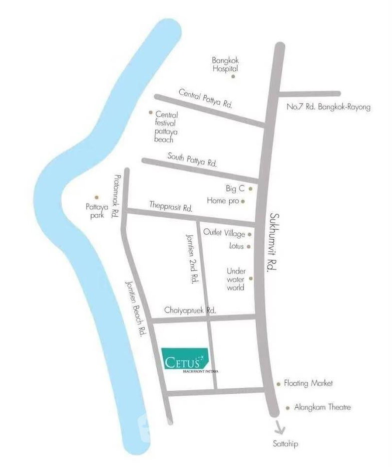 picture 17th-Floor 1-BR Condo At Cetus Beachfront, Jomtien Beach (ID 2937516) - 13/13