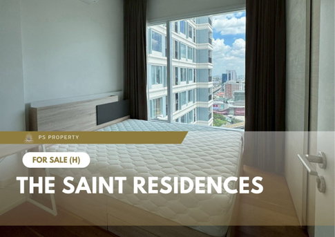 Urgent Sale 📍 The Saint Residences 📍 Fully furnished and equipped with appliances; near BTS Ha Yaek Lat Phrao.