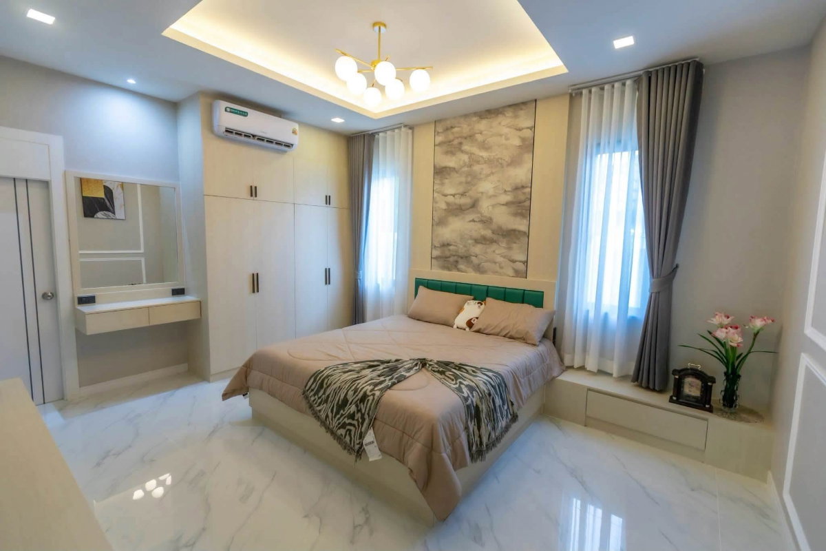 รูป ขายบ้านเดี่ยวพัทยา หนองปรือ 3 ห้องนอน รีโนเวทใหม่ พร้อมเฟอร์นิเจอร์ครบ ที่ดิน 75 ตร.ว. - รูปที่ 4/38