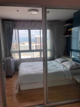 🔥 For Rent | The Trust Residence Pinklao
High-floor unit with a beautiful view—special price of just 9,500 Baht/month!