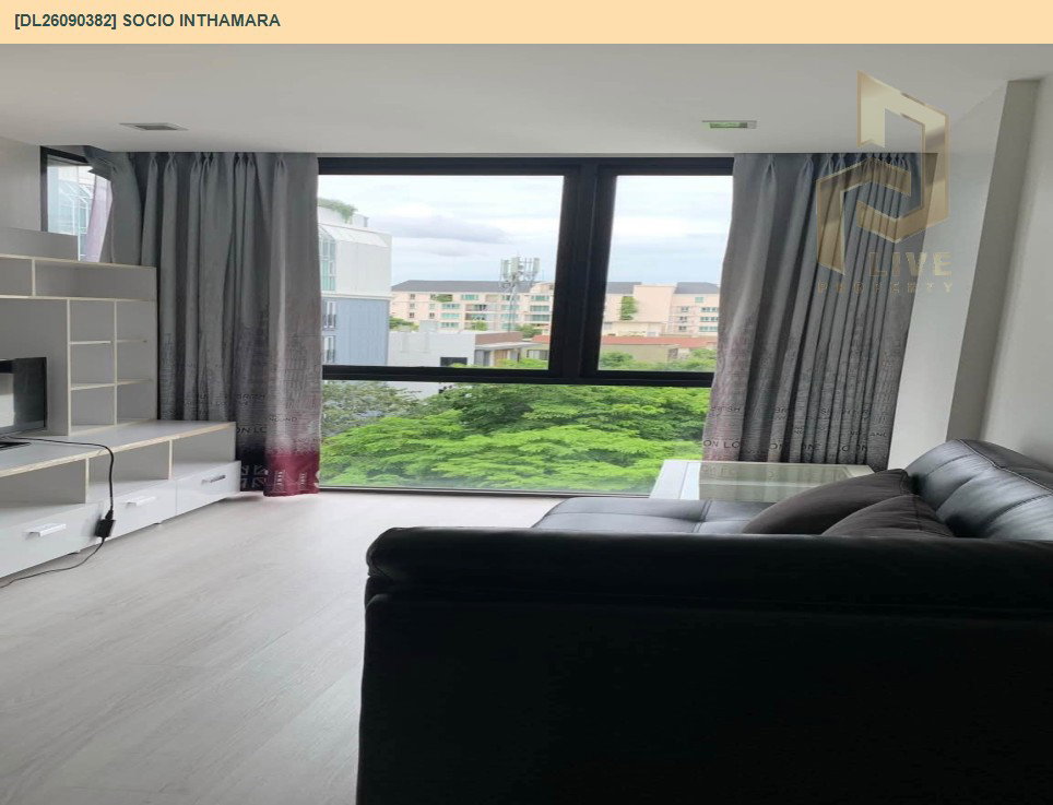 รูป DL26090382 ขายคอนโด โซซิโอ อินทามระ (SOCIO Inthamara) ใกล้ BTS สะพานควาย พร้อมเข้าอยู่ โทรด่วน 0614453194 LineID @952jdxxk - รูปที่ 3/10