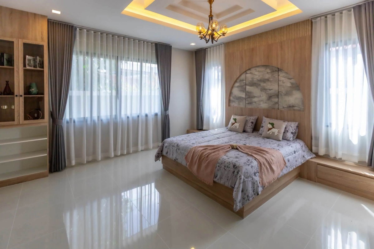 รูป ขายบ้านเดี่ยวพัทยา หนองปรือ 3 ห้องนอน รีโนเวทใหม่ พร้อมเฟอร์นิเจอร์ครบ ที่ดิน 75 ตร.ว. - รูปที่ 7/38