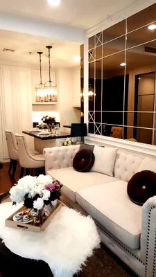 Condos for rent : For Rent Condo THE ADDRESS ART DECO CHIDLOM Building 1, Floor 18,Studio, Room size 42.00 sqm
