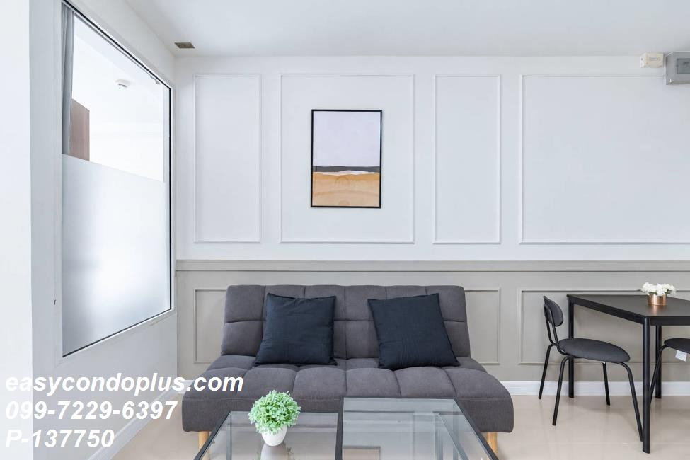 รูป 💥 [𝐏-𝟏𝟑𝟕𝟕𝟓𝟎] FOR RENT : Ivy Ratchada แต่งสวยมินิมอลน่าอยู่! ใกล้ MRT สุทธิสาร 𝟏𝟓,𝟎𝟎𝟎/ด. | Line ID @easycondoplus | 099-229-6397 - รูปที่ 3/8