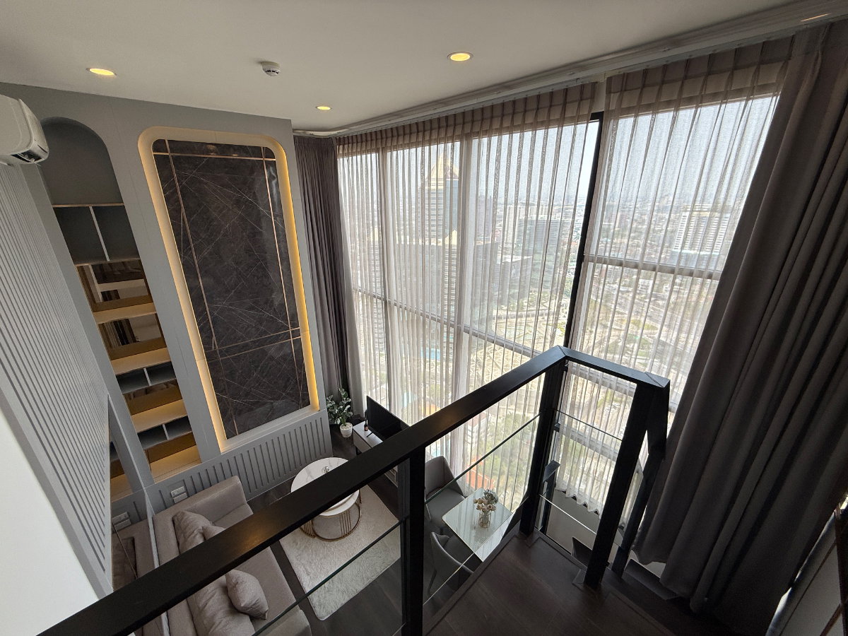 รูป 🏙Duplex คอนโด 2 ชั้น2 นอน🔥Knightsbridge space รัชโยธิน🔥📸Video✅🚅 ติด BTS พหลโยธิน 24 และ Major รัชโยธิน☎️Tel/What app:0917061999,0938979669 คุณกวา - รูปที่ 7/24