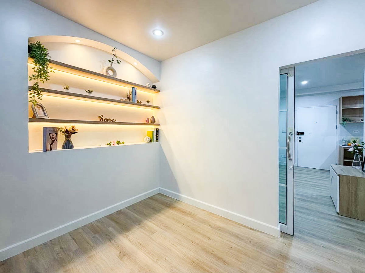รูป ขาย คอนโด บ้านประชานิเวศน์ 1 แบบ 1 ห้องนอน ขนาด 57 ตรม รีโนเวทใหม่ ตกแต่งสวย เฟอร์นิเจอร์ครบ ใกล้ BTS วัดเสมียนนารี ประชาชื่น งามวงศ์วาน : MF26S-003 - รูปที่ 7/9
