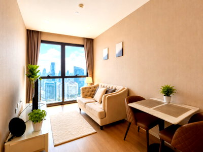 คอนโดให้เช่า : ให้เช่า Ashton Asoke 1 ห้องนอน 1 ห้องน้ำ สระว่ายน้ำลอยฟ้า 360 องศา ฟิตเนส ติด MRT สุขุมวิท ใกล้ BTS อโศก
