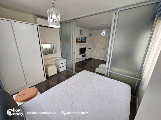 รูป DCondo ดีคอนโด ชั้น2 ตึกC -------ห้องมุม----ว่าง 20 กันยายน 2569--------Tel 097-049-5874 (Line: @choncondo มี@ด้วย) - รูปที่ 10/13