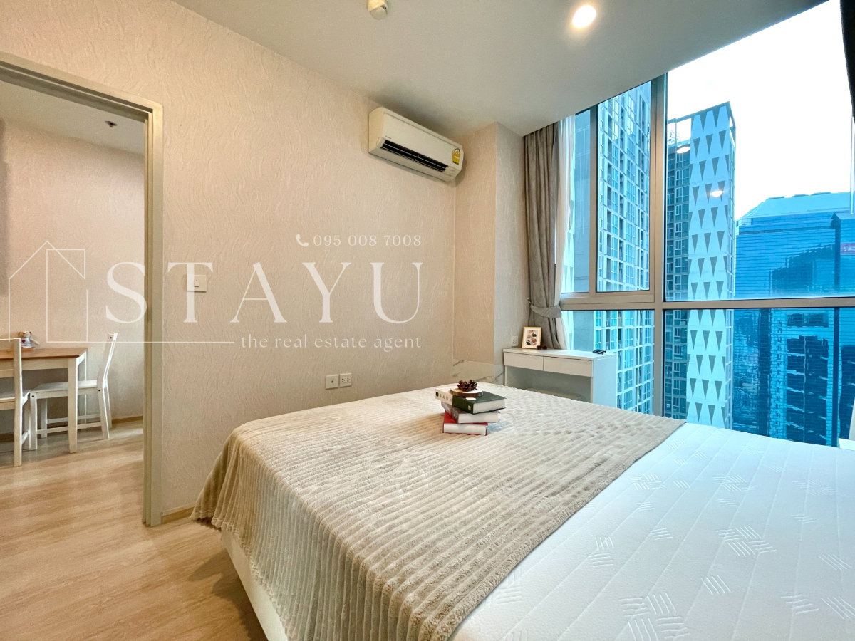 รูป 🔥🔥ราคาดีที่สุดในตึก!! ราคานี้มีห้องเดียว!! ห้องจริงสวยกว่าในรูป!! ติด MRT, เอสพลานาด, จ๊อดเเฟร์ โนเบิล รีวอล์ฟ รัชดา (Noble Revolve Ratchada) - รูปที่ 12/14