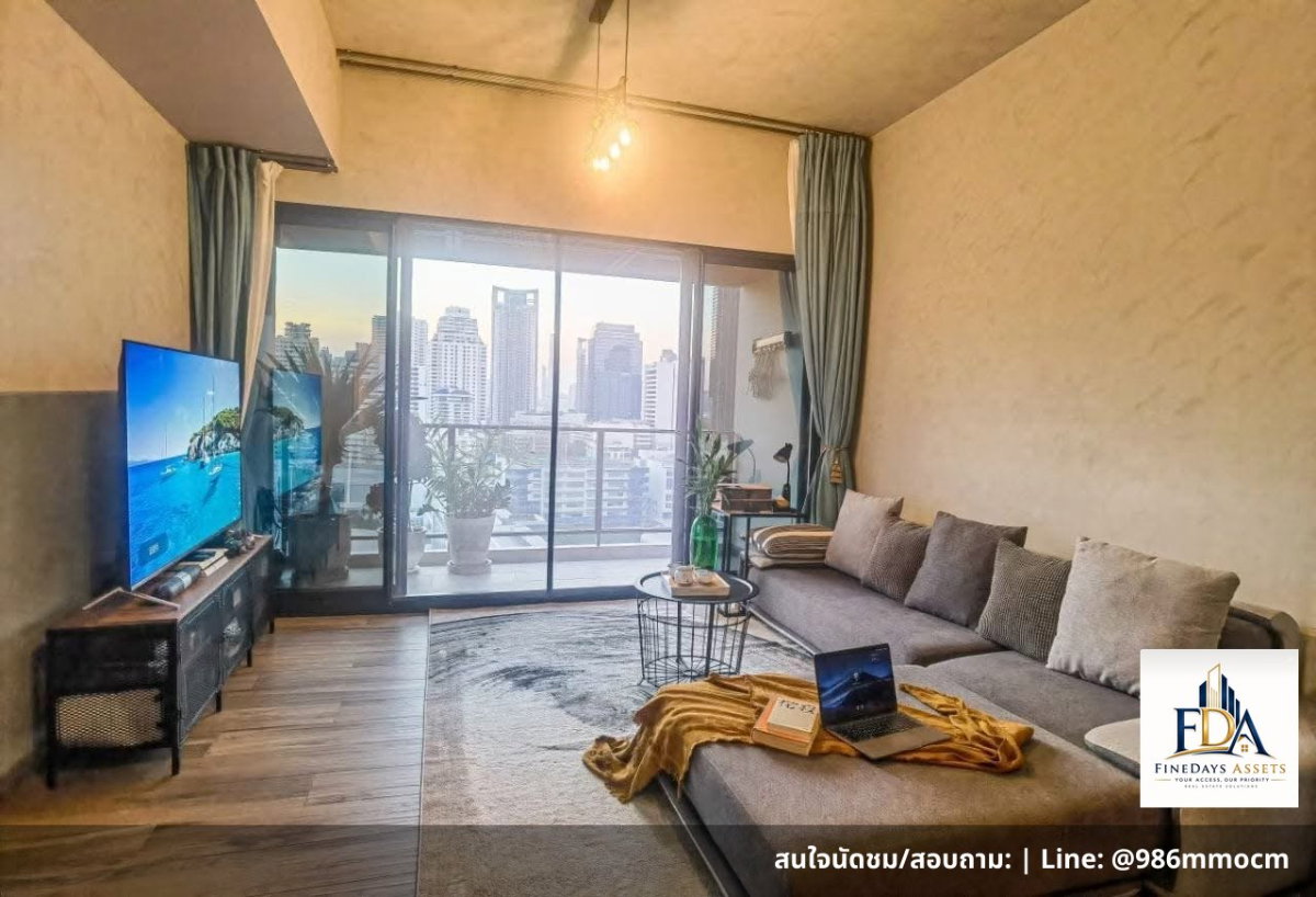 รูป ✨ ให้เช่าคอนโด เดอะ ลอฟท์ อโศก (The Lofts Asoke) คอนโดมิเนียมระดับ Super Luxury สไตล์ Industrial Loft สุดหรู ทำเลศักยภาพสูงใจกลางสุขุมวิท-อโศก ✨ - รูปที่ 1/9