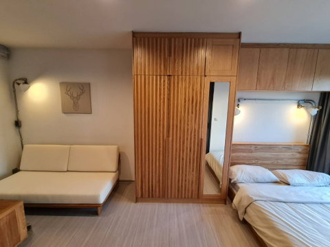 PFD-01270 Condo Life Asoke Hype : Japanese Wood Elegance 🌿 Beautifully Furnished, Warm & Beautiful in Every Corner