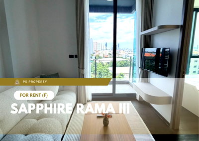 Condos for rent : For Rent 🔥 Sapphire Rama III 🔥 Fully furnished and equipped with appliances; near BTS Chong Nonsi.