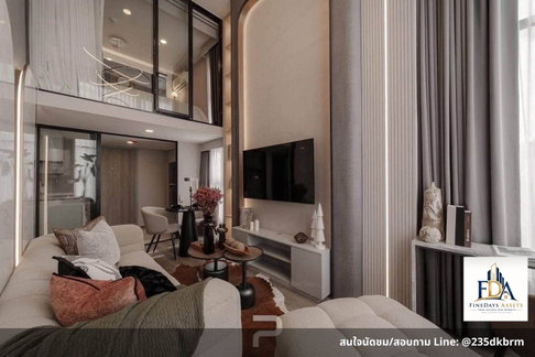 ✨ Hot Deal! For Rent: SOHO BANGKOK RATCHADA - Stylish Duo Space 2BR, Fully Furnished, Near MRT