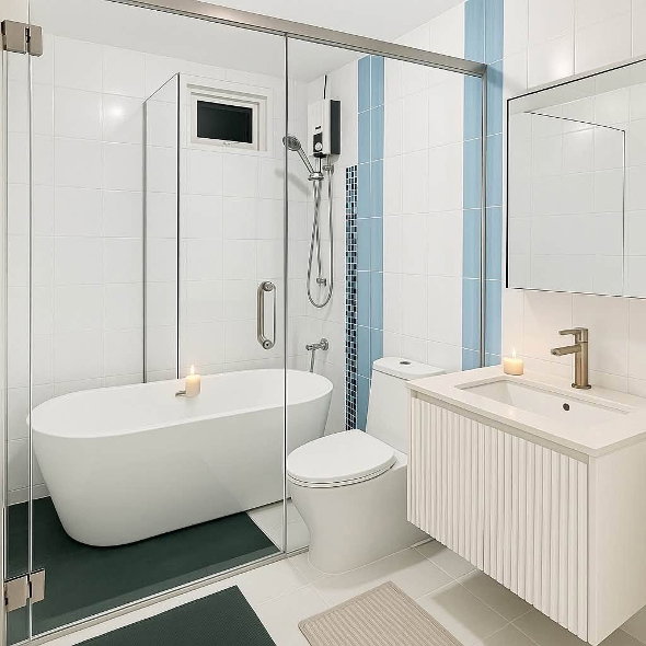 รูป (FY232) ให้เช่า Baan Sukhothai Ramkhamhaeng 1-2 ชั้น 6 3 ห้องนอน ใกล้ MRT สายสีส้ม - รูปที่ 7/9
