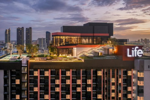 รูป ขายดาวน์ขาดทุน Life Charoennakhon Sathorn ชั้น 17 วิวแม่น้ำ 35 ตร.ม. รับคืน 535,000 บาท - รูปที่ 6/8