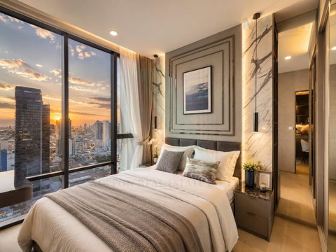 🎊 For Rent Condo THE EXTRO PHAYATHAI - RANGNAM Building 1, Floor 22,1 bed room, Room size 32 sqm