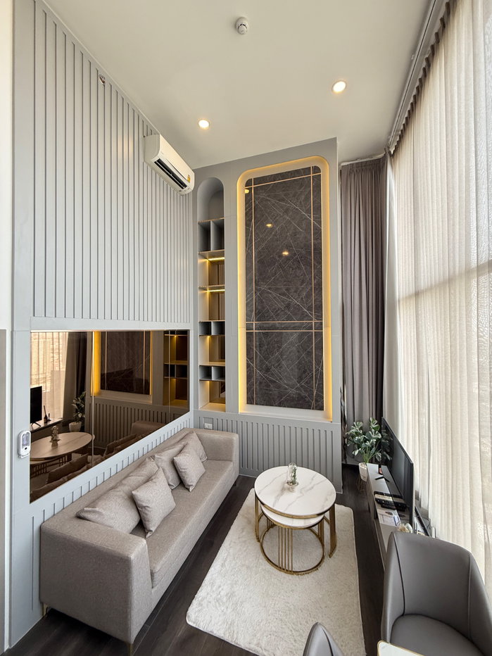 รูป 🏙Duplex คอนโด 2 ชั้น2 นอน🔥Knightsbridge space รัชโยธิน🔥📸Video✅🚅 ติด BTS พหลโยธิน 24 และ Major รัชโยธิน☎️Tel/What app:0917061999,0938979669 คุณกวา - รูปที่ 4/24