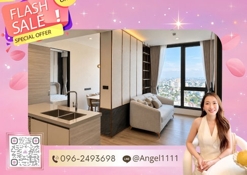 ✨🦄 Ready to move 🦄✨ The Crest Park Residences แถมฟรี แม่บ้านทำความสะอาดตลอดอายุสัญญา!! เฟอร์ครบจบในที่เดียว โทร 096-2493698 (TCR0346-347)