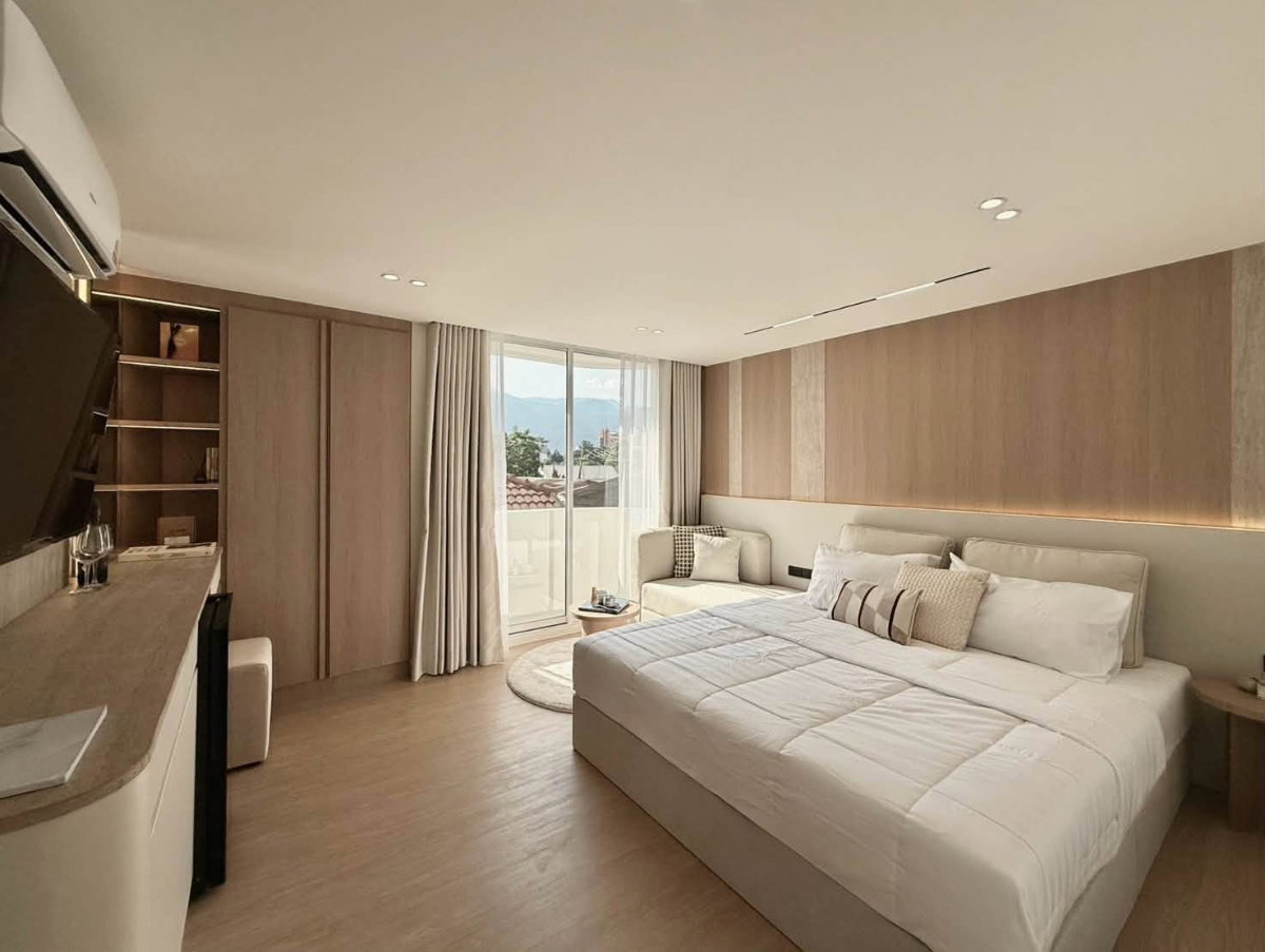 picture Viang Ping Condo (2 Bedrooms) Corner Unit, Doi Suthep View, Foreign Quota Available, only 200 m. from MAYA. (Tel/Line 088-5986998) - 3/20