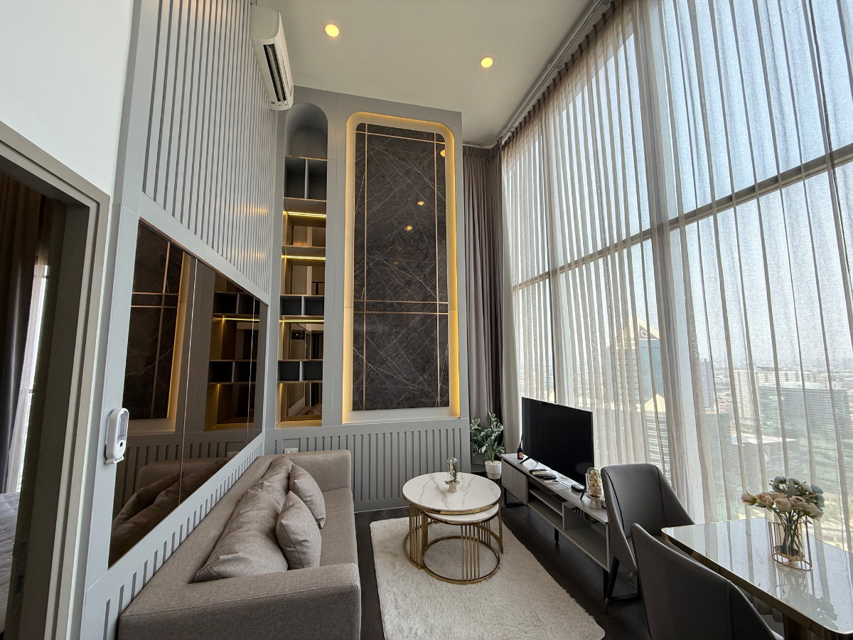 รูป 🏙Duplex คอนโด 2 ชั้น2 นอน🔥Knightsbridge space รัชโยธิน🔥📸Video✅🚅 ติด BTS พหลโยธิน 24 และ Major รัชโยธิน☎️Tel/What app:0917061999,0938979669 คุณกวา - รูปที่ 3/24